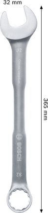Kunci kombinasi Bosch 32 mm krom vanadium.